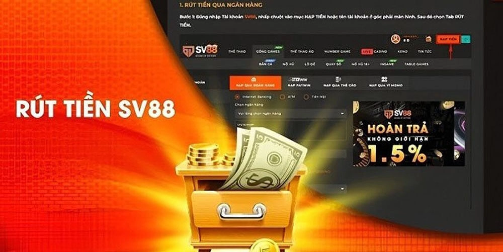 4 tuân thủ khi rút tiền Sv88